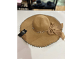 SOMBRERO PLAYERO MOÑO CON PERLAS COLORES AL AZAR MOD# YC-HAT1257  👒