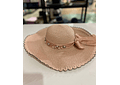SOMBRERO PLAYERO MOÑO CON PERLAS COLORES AL AZAR MOD# YC-HAT1257  👒
