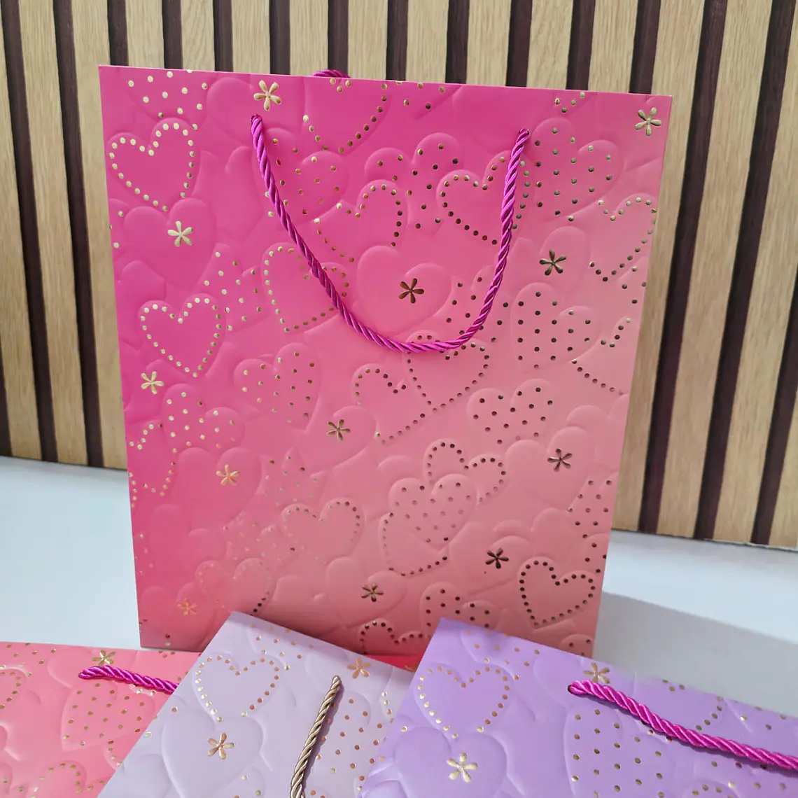 BOLSA PARA REGALO  DISEÑO CORAZÓN 💝🎁 3