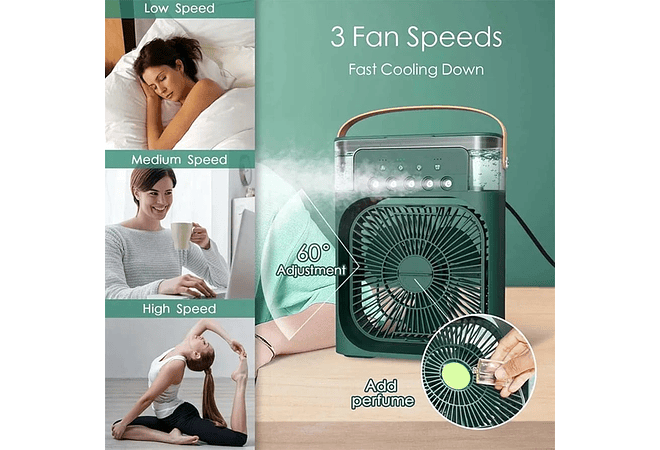 VENTILADOR PORTÁTIL REFRIGERADO POR AGUA MOD# 1974  🧊