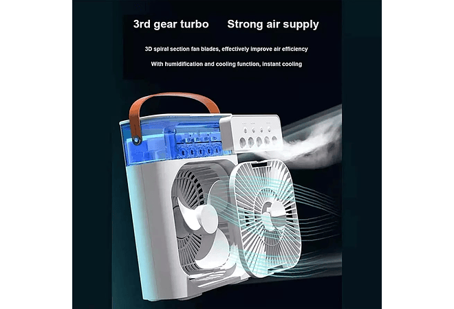 VENTILADOR PORTÁTIL REFRIGERADO POR AGUA MOD# 1974  🧊