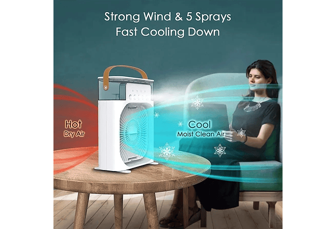 VENTILADOR PORTÁTIL REFRIGERADO POR AGUA MOD# 1974  🧊