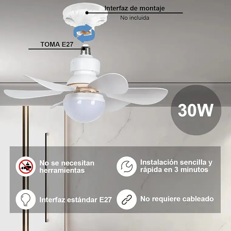 FOCO/VENTILADOR 200W MOD# 2203 💡 2