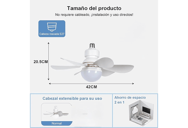 FOCO/VENTILADOR 200W MOD# 2203 💡