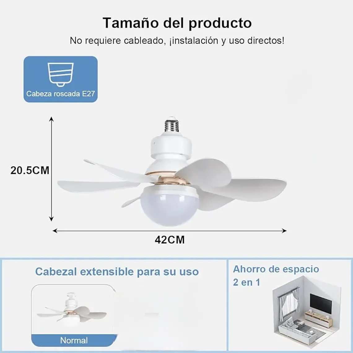 FOCO/VENTILADOR 200W MOD# 2203 💡 4