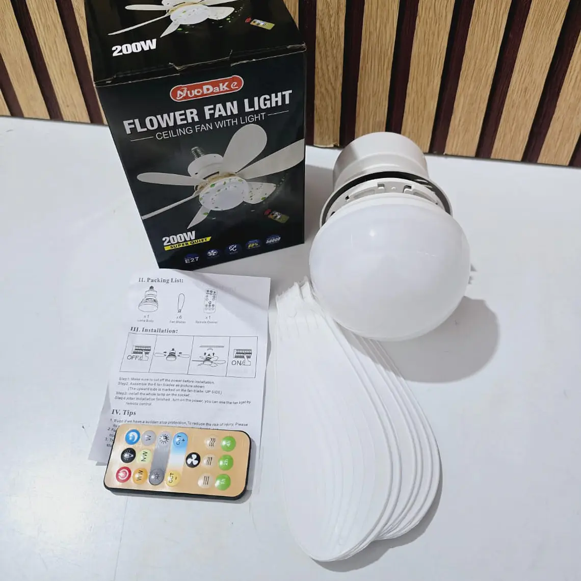 FOCO/VENTILADOR 200W MOD# 2203 💡 5