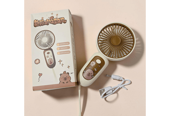 MINI VENTILADOR DISEÑO CAPIBARA MOD# VT115