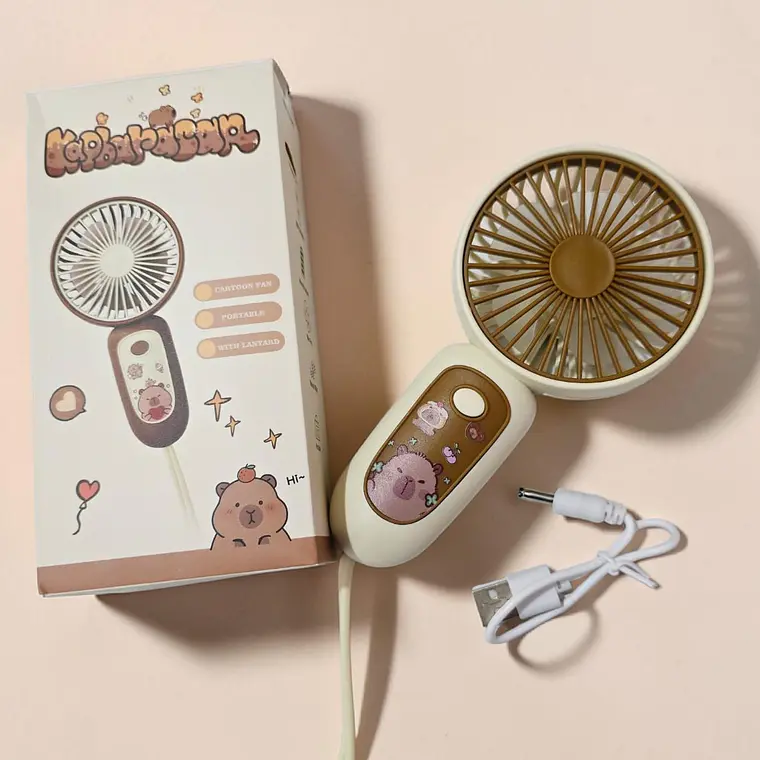 MINI VENTILADOR DISEÑO CAPIBARA MOD# VT115 2