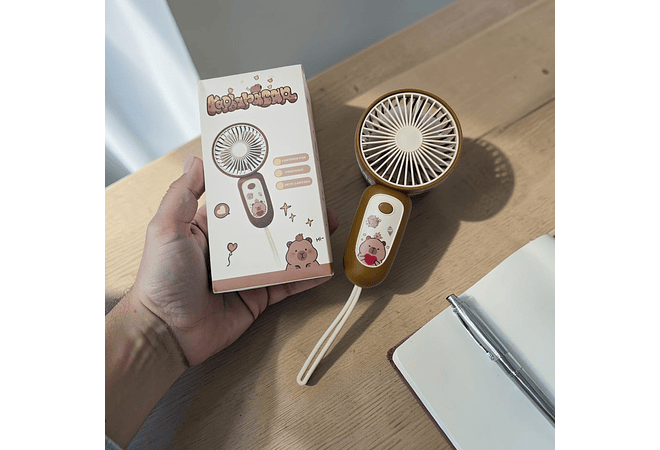 MINI VENTILADOR DISEÑO CAPIBARA MOD# VT115
