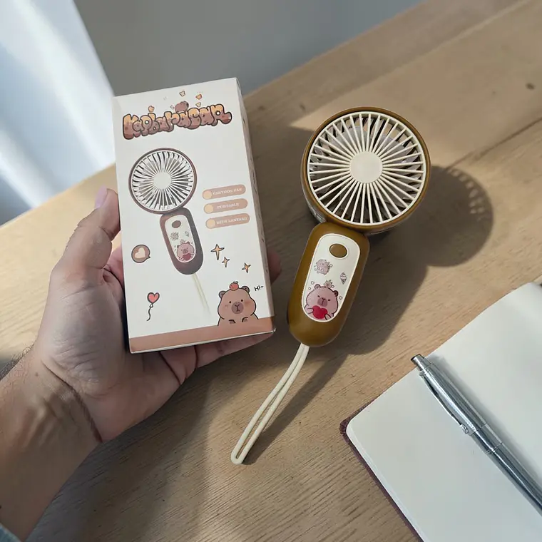 MINI VENTILADOR DISEÑO CAPIBARA MOD# VT115 3