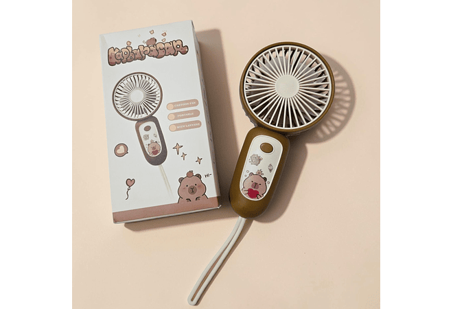MINI VENTILADOR DISEÑO CAPIBARA MOD# VT115