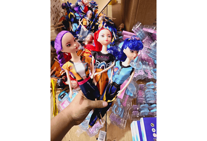 MUÑECA LAS GUERRERAS  K-POP (AL AZAR) MOD# KPG3