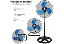 VENTILADOR DE 18 PULGADAS 3 EN 1 MOD# 110V
