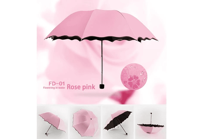 SOMBRILLA MÁGICA DE BOLSILLO COLORES LISOS