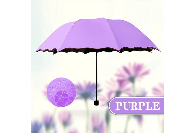 SOMBRILLA MÁGICA DE BOLSILLO COLORES LISOS