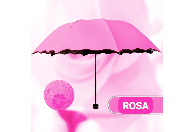 SOMBRILLA MÁGICA DE BOLSILLO COLORES LISOS