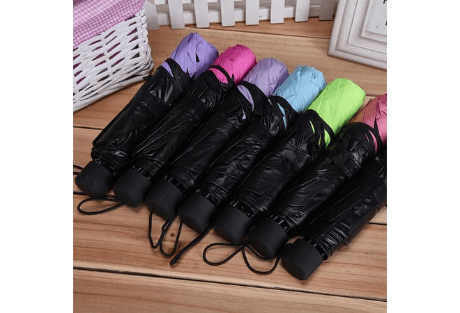 SOMBRILLA MÁGICA DE BOLSILLO COLORES LISOS