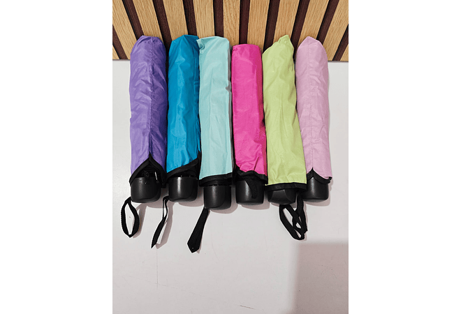 SOMBRILLA MÁGICA DE BOLSILLO COLORES LISOS