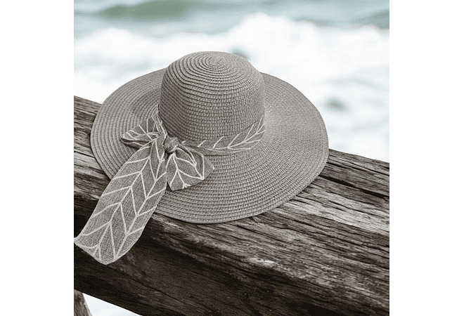 SOMBRERO CASUAL-PLAYERO CON MOÑO/RAYAS MOD# YC-HAT1260 (AL AZAR) 👒