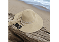 SOMBRERO CASUAL-PLAYERO CON MOÑO/RAYAS MOD# YC-HAT1260 (AL AZAR) 👒