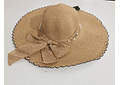 👒 SOMBRERO PLAYERO-CASUAL MOÑO CON PERLAS MOD# YC-HAT1257 (AL AZAR)