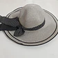 👒 SOMBRERO PLAYERO-CASUAL MOÑO NEGRO RAYAS BLANCAS  MOD# YC-HAT1276 (AL AZAR)🏖️ - Miniatura 5