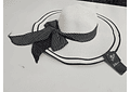 👒 SOMBRERO PLAYERO-CASUAL MOÑO NEGRO RAYAS BLANCAS  MOD# YC-HAT1276 (AL AZAR)🏖️