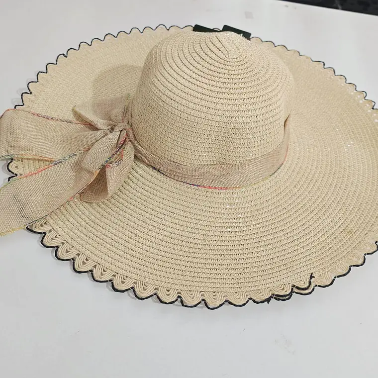 👒 SOMBRERO PLAYERO-CASUAL MOÑO LISO MOD# YC-HAT12160 (AL AZAR)🏖️ 3