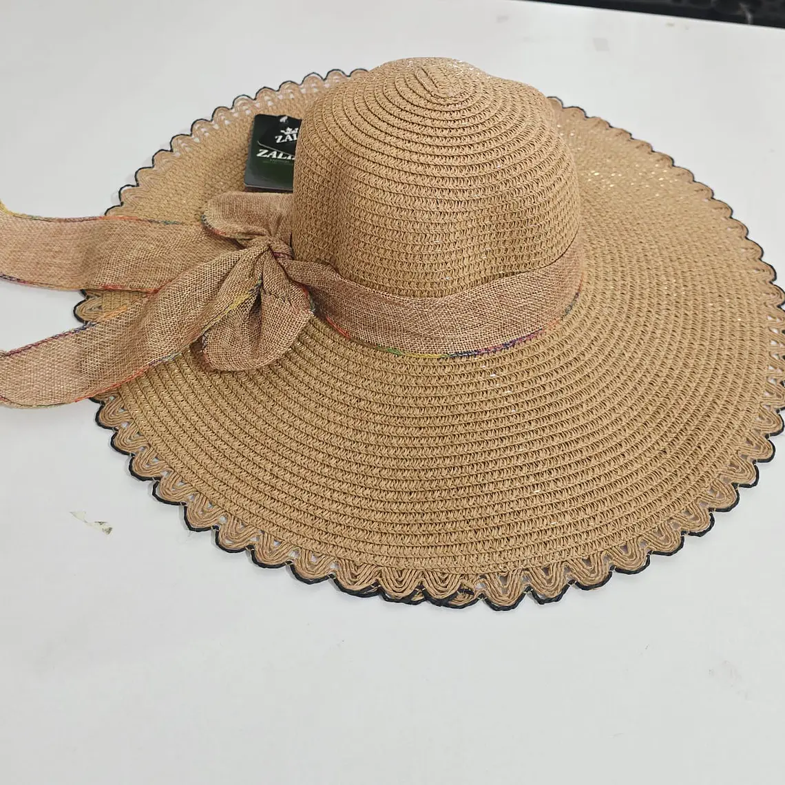 👒 SOMBRERO PLAYERO-CASUAL MOÑO LISO MOD# YC-HAT12160 (AL AZAR)🏖️ 4
