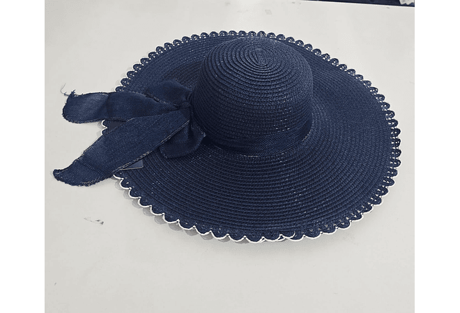 👒 SOMBRERO PLAYERO-CASUAL MOÑO LISO MOD# YC-HAT12160 (AL AZAR)🏖️