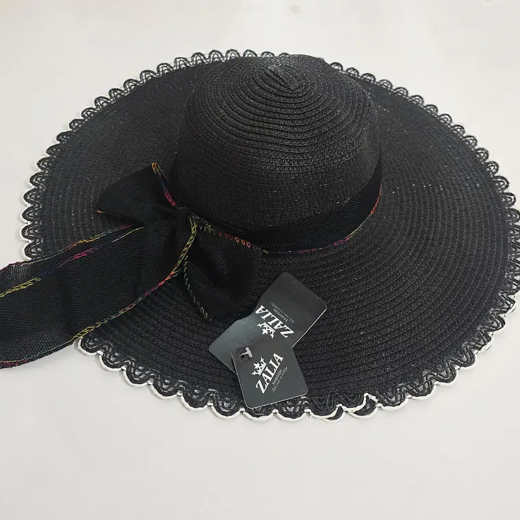 👒 SOMBRERO PLAYERO-CASUAL MOÑO LISO MOD# YC-HAT12160 (AL AZAR)🏖️ 6