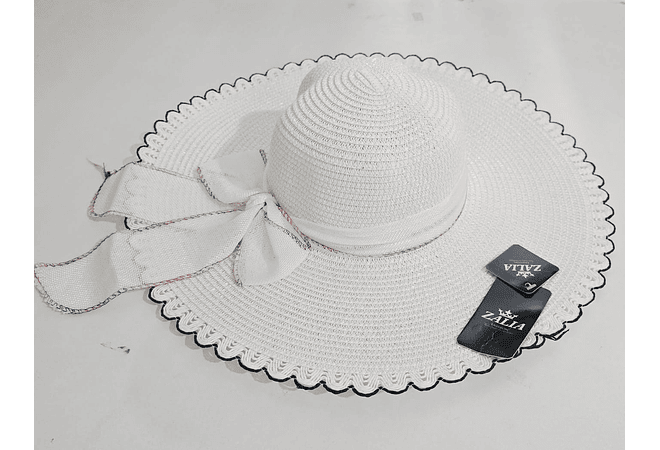 👒 SOMBRERO PLAYERO-CASUAL MOÑO LISO MOD# YC-HAT12160 (AL AZAR)🏖️