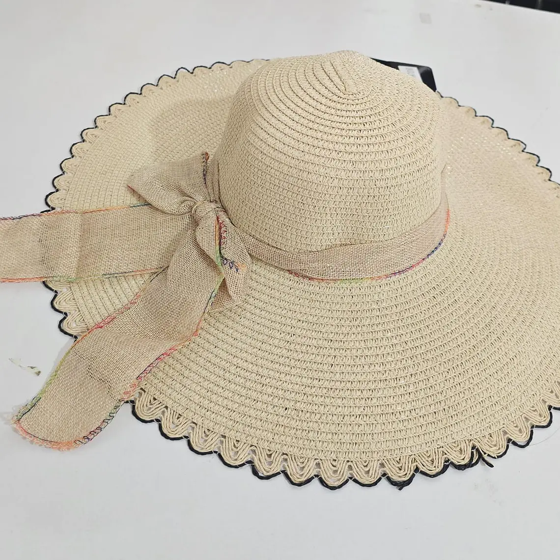 👒 SOMBRERO PLAYERO-CASUAL MOÑO LISO MOD# YC-HAT12160 (AL AZAR)🏖️ 9