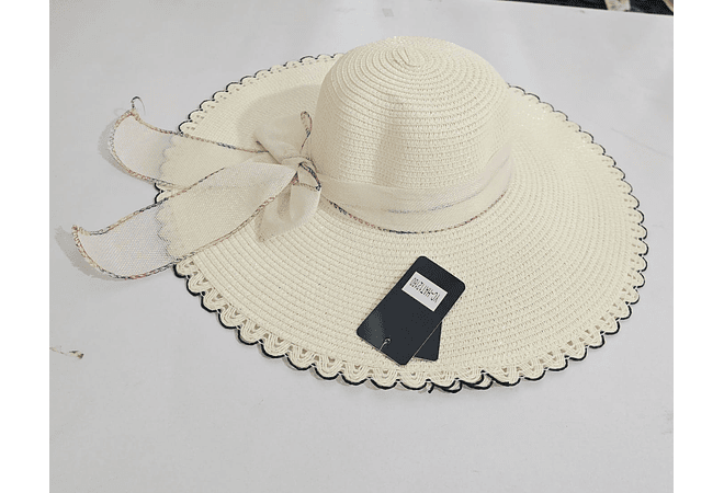 👒 SOMBRERO PLAYERO-CASUAL MOÑO LISO MOD# YC-HAT12160 (AL AZAR)🏖️