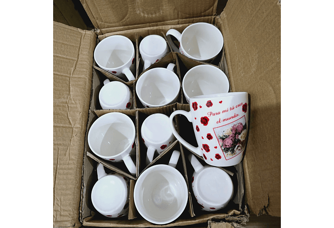 TAZA FELIZ DIA MAMÁ DE 350ML (AL AZAR) 🌸🤱🏾