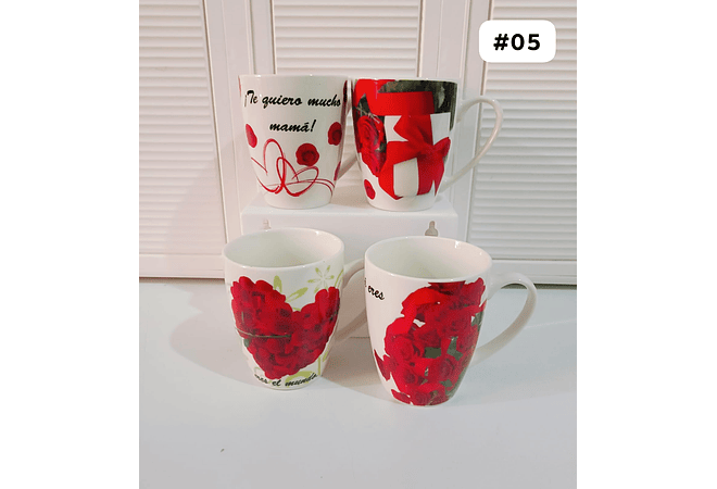 TAZA FELIZ DIA MAMÁ DE 350ML (AL AZAR) 🌸🤱🏾