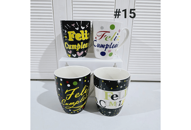 TAZA FELIZ DIA MAMÁ DE 350ML (AL AZAR) 🌸🤱🏾