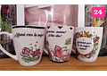 TAZA FELIZ DIA MAMÁ DE 350ML (AL AZAR) 🌸🤱🏾