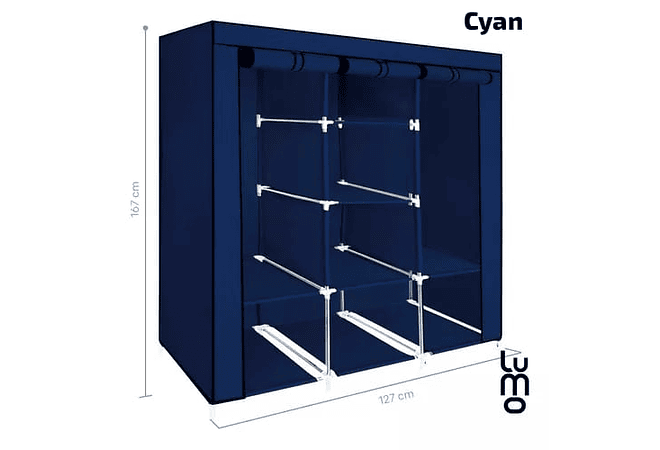 ORGANIZADOR ARMABLE PARA ROPA PORTÁTIL MODELO#CLS