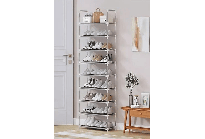 ORGANIZADOR PARA ZAPATOS COLOR GRIS MOD# 8105-9   👞🗄️