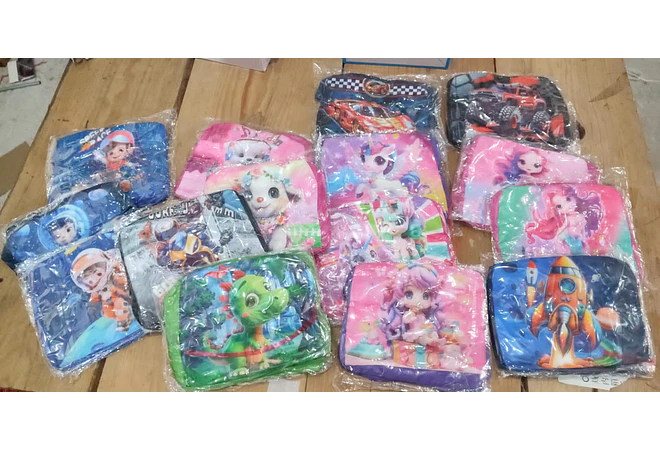 LONCHERITAS TÉRMICAS CON ESTAMPADO MOD# 810