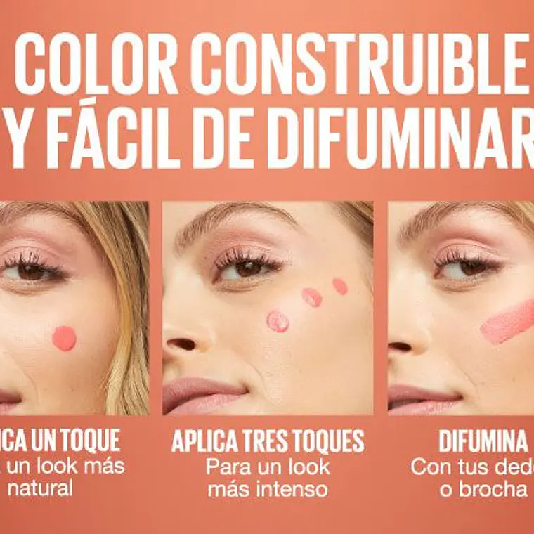 RUBOR LÍQUIDO MAYBELLINE NEW YORK SUNKISSER BLUSH MOD# 16Y801  🛍️💋 5