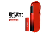 💋MORE SCARLET LABIAL SENSATIONAL ULTIMATTE SLIM LIPSTICK DE MAYBELLINE NEW YORK MOD# 50Z200