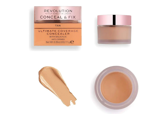 CORRECTOR REVOLUTION CONCEAL & FIX ULTIMATTE CONVERGE EN EL TONO TAN MOD# R249  🦋🌼