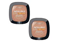 🛍️#200 FAIR PÁLE BRONCEADOR EN POLVO COMPACTO L'ORÉAL PARÍS INFALIBLE 24H FRESH WEAR BRONZER MOD# JEW80W  💋
