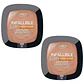 🛍️#200 FAIR PÁLE BRONCEADOR EN POLVO COMPACTO L'ORÉAL PARÍS INFALIBLE 24H FRESH WEAR BRONZER MOD# JEW80W  💋 - Miniatura 2