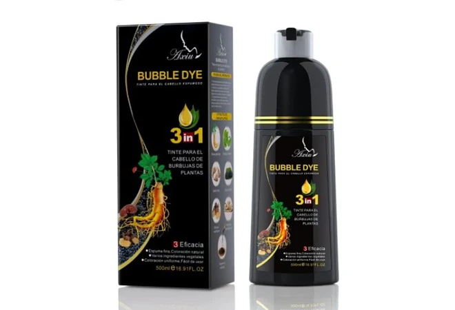 TINTE PARA CABELLO ESPUMOSO DE 500ML "BUBBLE BYE MOD# GRFOO20X (nuevos colores)-