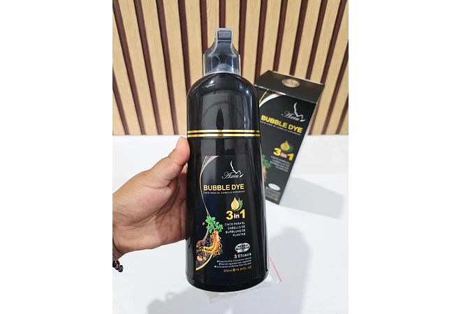 TINTE PARA CABELLO ESPUMOSO DE 500ML "BUBBLE BYE MOD# GRFOO20X (nuevos colores)-