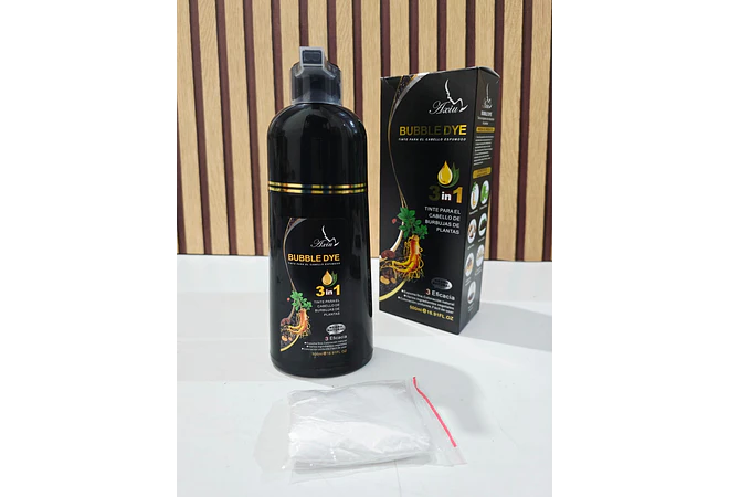 TINTE PARA CABELLO ESPUMOSO DE 500ML "BUBBLE BYE MOD# GRFOO20X (nuevos colores)-