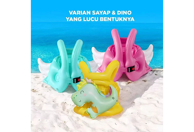 CHALECO SALVAVIDAS CON ALAS O DINO MOD# 992494 🪽🦖🏖️